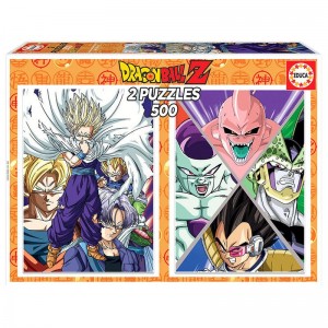 Puzzle Dragon Ball Z 2x500pz