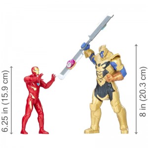 Set figuras Iron Man vs...