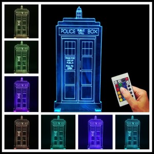 Luz de Noche 3D Tardis...