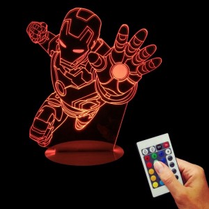 Luz de Noche 3D Ironman